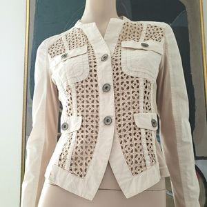 Taifun | Blazer with embroidered details